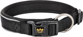 Produktbild von Rudelkönig Hundehalsband Paola verstellbar Nylon reflektierend schwarz - 1 Stk.
