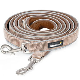 Rudelkönig Hundeleine Paola reflektierend verstellbar 2,30m Nylon Neopren - 2,3 m – Bild 1 von 6