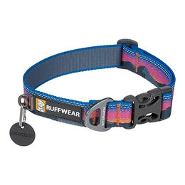 RUFFWEAR Crag Hundehalsband kleines verstellbares Halsband mit Aluminium-V-Ring – Bild 1 von 9