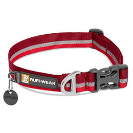 RUFFWEAR Crag Hundehalsband Reflektierend Vulkanrot 28–36 cm - 1 Stk. – Bild 1 von 9