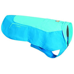 Produktbild von RUFFWEAR Hundejacke Vert wasserdichter Hundemantel Atoll-Blau XL - 1 Stk.