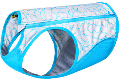 Ruffwear Swamp Cooler Zip Vest Kühlweste für Hunde Biolumin Blue Größe S – Bild 1 von 7