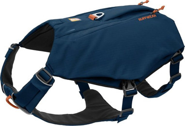 Produktbild von RUFFWEAR Switchbak Hundegeschirr mit Taschen Blue Moon S - 1 Stk.