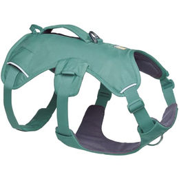 Ruffwear Web Master Hundegeschirr Y-Front mit Griff River Rock Green S – Bild 1 von 9