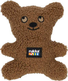 Produktbild von Rukka Teddy Hundespielzeug, braun - Größe S: L 15 x B 12 cm