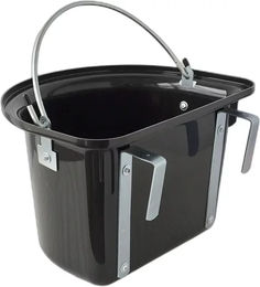 Produktbild von Runde Kunststoff Futterbox für Pferde mit Tür und Griff Hispano Hipica