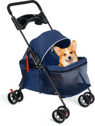 Produktbild von Rutaqian Hundebuggy Hundebuggy klappbar bis 10kg,Hundetrolley