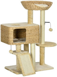 Produktbild von Rutaqian Kratzbaum Katzenkratzbaum 98 cm Beige