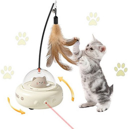 Produktbild von RWEUOQ Elektrisches Katzen-Intelligenzspielzeug mit LED-Licht