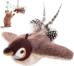 Produktbild von RWEUOQ Elektrisches Katzenspielzeug Zappelspatz mit 3 Bewegungsfrequenzen