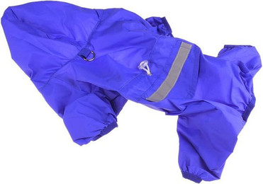 Produktbild von RWEUOQ Hundemantel wasserdichter Overall mit Haube