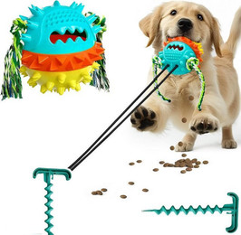 Produktbild von RWEUOQ Interaktives Hundespielzeug mit Leckerli-Spender
