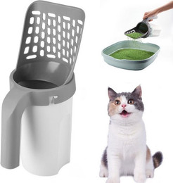 Produktbild von RWEUOQ Katzentoilette Katzenstreu Schaufel mit Halter