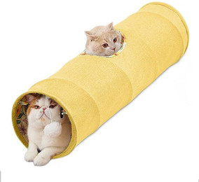 Produktbild von RWEUOQ Katzentunnel Beschäftigungsspielzeug faltbar wasserdicht