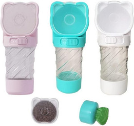 Produktbild von RWEUOQ Reisenapf Outdoor Futterautomat und Trinkflasche für Hunde