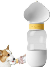 Produktbild von RWEUOQ Reisenapf Outdoor Haustier-Wasser- und Futterschale Weiß - 350 ml