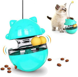 Produktbild von RWEUOQ Tier-Intelligenzspielzeug 2 in 1 Katzensnack-Spender