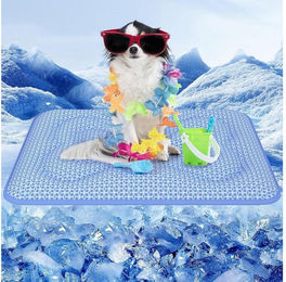 Rywell Hundematte Kühlmatte für Hunde Katze, Selbstkühlende kühlmatte hund mit Arc-Chill, Arc-Chill-Gewebe, temperaturabhängig, atmungsaktiv, Waschbar Kühldecke für Hund/Katze leicht zu reinigen faltbar dick – Bild 1 von 5