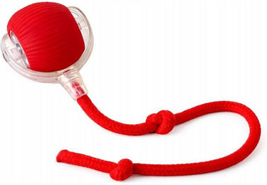 R2 Invest Katzenspielzeug Ball mit Schnur Rot 6 cm für erwachsene Katzen – Bild 1 von 1