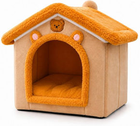 R2 Invest Kuschelhöhle Katzenhöhle aus Plüsch für Katzen und kleine Hunde 33 x 29 x 26 cm – Bild 1 von 1