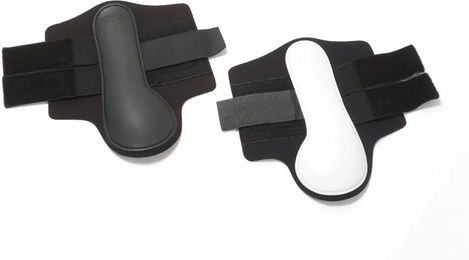 Produktbild von Racing Tack Hinterbeingamaschen aus Kunststoff in Schwarz