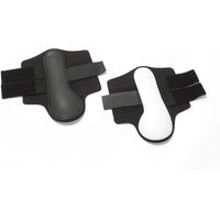 Produktbild von Racing Tack Hinterbeingamaschen aus Kunststoff in Schwarz