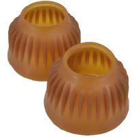 Produktbild von Racing Tack Hufglocken Gamaschen aus Naturkautschuk Beige XL