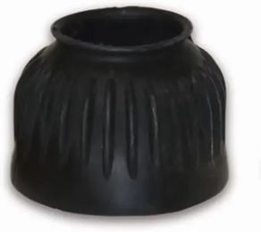Produktbild von Racing Tack Hufglocken Gamaschen aus Naturkautschuk Schwarz Größe M