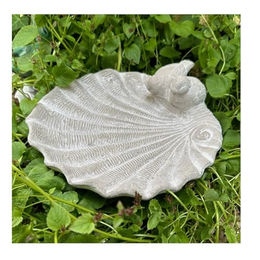 Radami Vogeltränke und Vogelbad aus Zement in Grau und Weiß – Bild 1 von 3