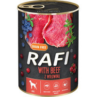 Produktbild von Rafi Adult Hundefutter mit Rind getreidefrei 24 x 400 g - 24 x 400 g