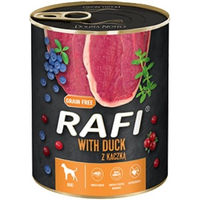 Produktbild von RAFI Dolina Noteci Hundefutter Ente Stückchen in Sauce Getreidefrei Monoprotein Adult 6x800g - 800 g