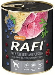 Produktbild von RAFI Hund Nassfutter Rindermagen und Schinken mit hohem Fleischanteil Adult 800g - 800 g