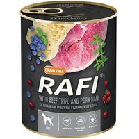 Produktbild von RAFI Hund Nassfutter Rindermagen und Schinken mit hohem Fleischanteil Adult 800g - 800 g