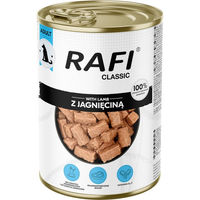Produktbild von Rafi Hundefutter Adult Lamm Stückchen in Sauce mit hohem Fleischanteil 6 x 1240 g
