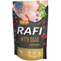 Produktbild von Rafi Hundefutter Adult mit Wachtel, Heidelbeeren und Preiselbeeren 500 g mit hohem Fleischanteil - 500 g