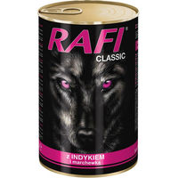 Produktbild von Rafi Hundefutter Adult Truthahn Stückchen in Sauce mit hohem Fleischanteil 6 x 1240 g - 6 x 1240 g