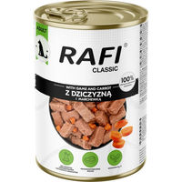 Produktbild von Rafi Hundefutter Adult Wild und Truthahn Stückchen in Sauce mit hohem Fleischanteil 6 x 1240 g
