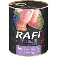 Produktbild von Rafi Hundefutter mit Kaninchen für Adult mit hohem Fleischanteil 800g - 800 g