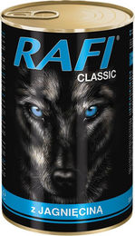 Rafi Hundefutter Nassfutter Adult Mix Rind Lamm Truthahn Wild Geflügel Stückchen in Sauce 20 x 1240 g - 1240 g – Bild 1 von 3