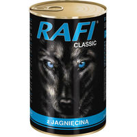 Produktbild von Rafi Hundefutter Nassfutter Adult Mix Rind Lamm Truthahn Wild Geflügel Stückchen in Sauce 20 x 1240 g - 1240 g
