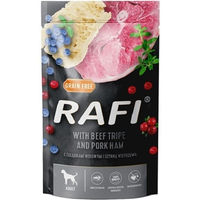 Produktbild von Rafi Hundefutter Rindermagen mit Schinken getreidefrei Adult 500 g Beutel - 10 x 500 g