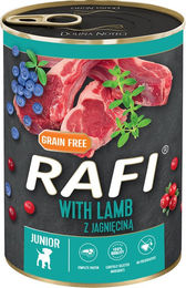 Produktbild von Rafi Junior Welpen Pastete mit Lamm und Lachs getreidefrei 24 x 400 g - 24 x 400 g