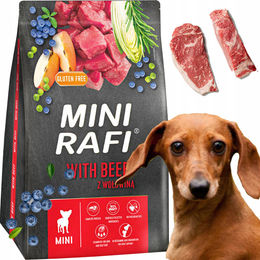 Rafi Mini Adult Trockenfutter für Hunde mit Rindfleisch 3 kg – Bild 1 von 1
