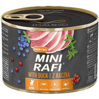 Produktbild von Rafi Mini Hundefutter mit Ente für kleine Rassen 185g