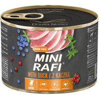 Produktbild von Rafi Mini Sensitive Hundefutter Ente und Lamm für Adult 12 x 185 g - 12 x 185 g