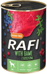 Rafi Nassfutter für Hunde Wild mit hohem Fleischanteil Adult 400 g - 400 g – Bild 1 von 3