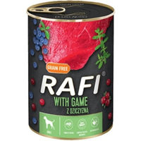 Produktbild von Rafi Nassfutter für Hunde Wild mit hohem Fleischanteil Adult 400 g - 400 g