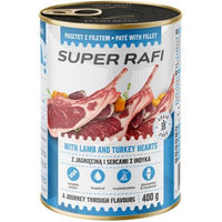 Produktbild von Rafi Nassfutter Hund Adult Lamm und Pute Getreidefrei mit hohem Fleischanteil 400g
