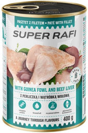 Produktbild von Rafi Nassfutter Paté mit Pute und Rind für adulte Hunde getreidefrei 400 g
