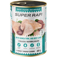 Produktbild von Rafi Nassfutter Paté mit Pute und Rind für adulte Hunde getreidefrei 400 g